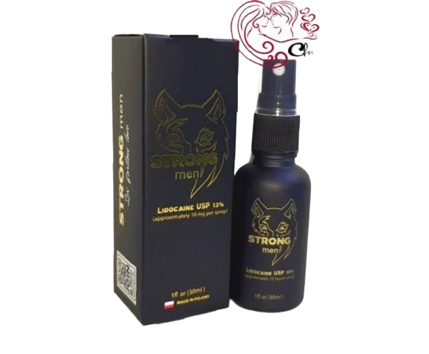 STRONG MEN delay spray with 13% Lidocaine