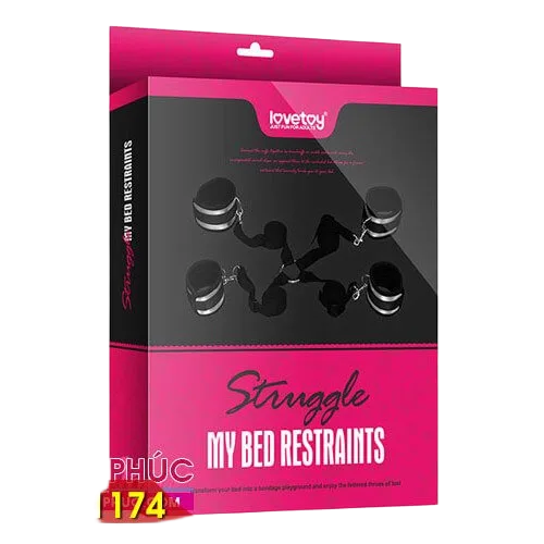 Struggle My Bed BDSM Restraints New Handcuff Set