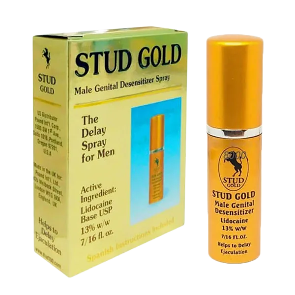 Stud Gold Delay Spray 12ml Numbing Prolong Performance