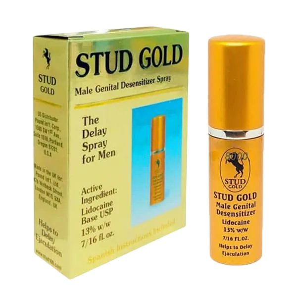 Stud Gold Delay Spray USA 12ml Fast Acting No Irritation