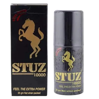 STUZ 10000 Delay Spray Extra Long 30min Male Bedroom Aid