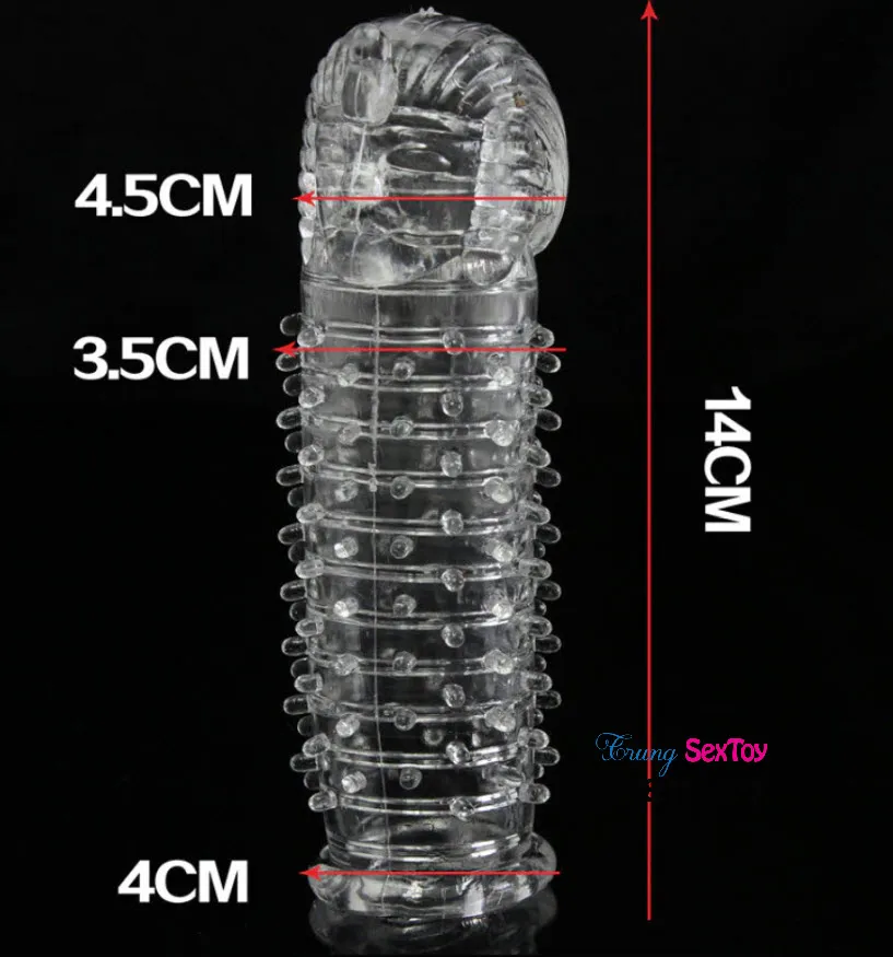 Pharaon Large Silicone Dildo Condom Enhancer for Couples — photo 2