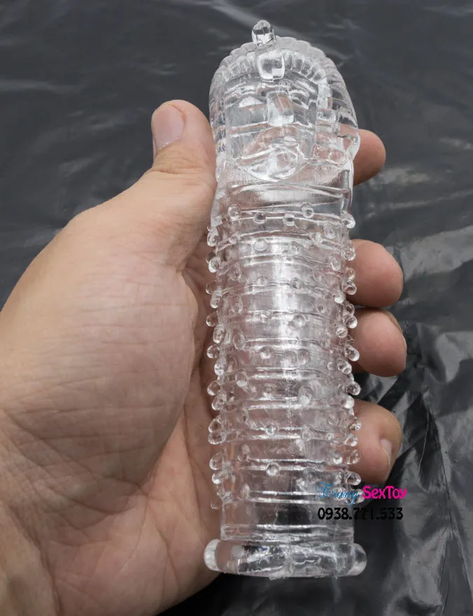 Pharaon Large Silicone Dildo Condom Enhancer for Couples — photo 4