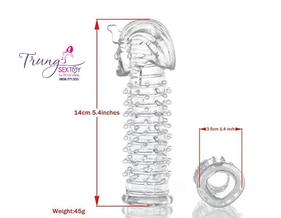 Pharaon Large Silicone Dildo Condom Enhancer for Couples — photo 6