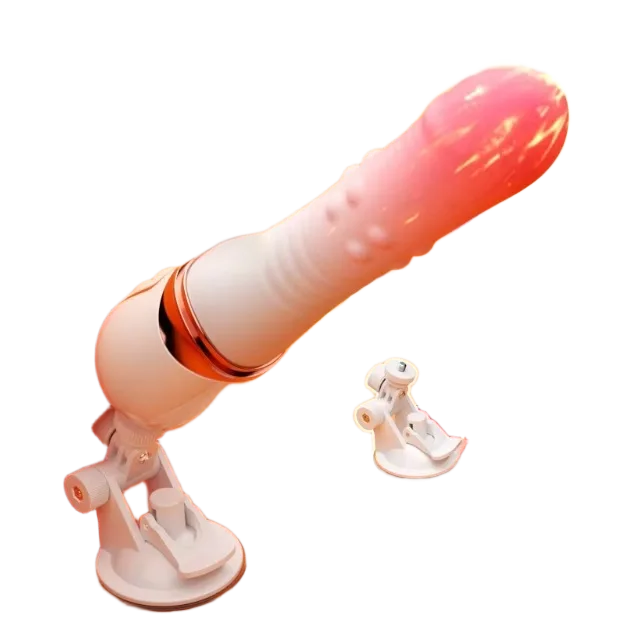 Suction Cup Vibrating Stick Silicone Dildo 23.8cm