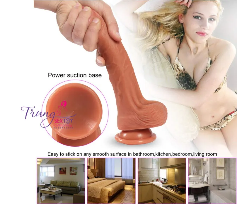 Soft Dual-Layer Silicone Realistic Male Dildo 13cm — photo 3