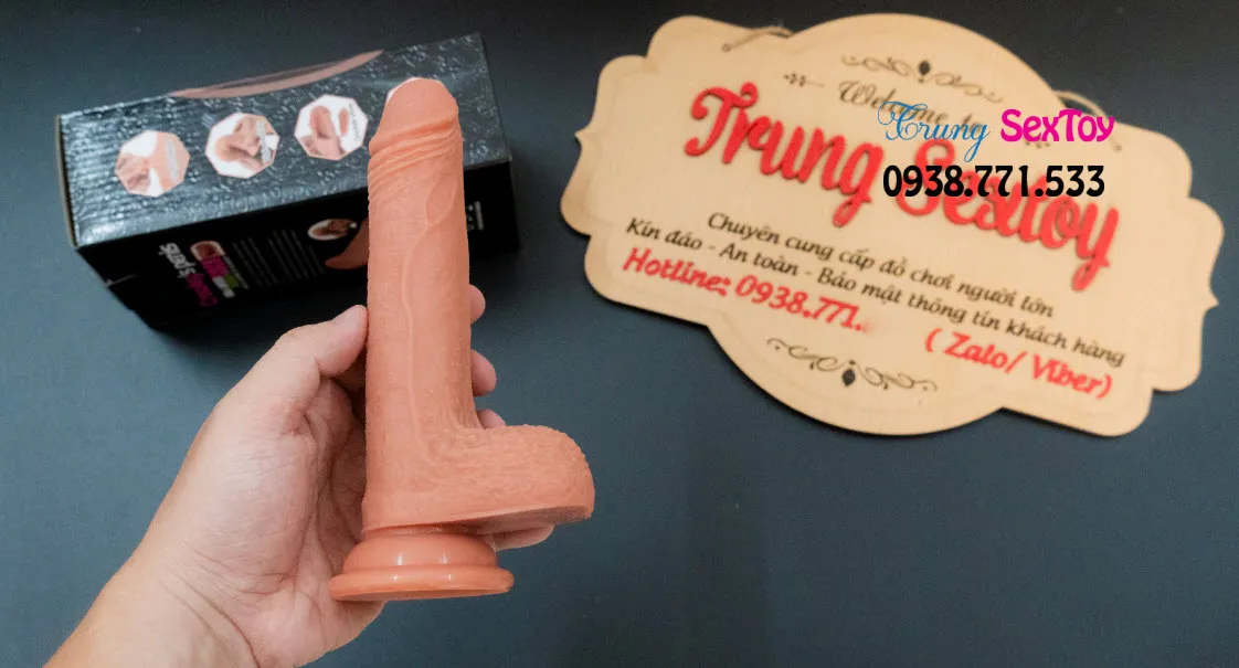 Soft Dual-Layer Silicone Realistic Male Dildo 13cm — photo 6