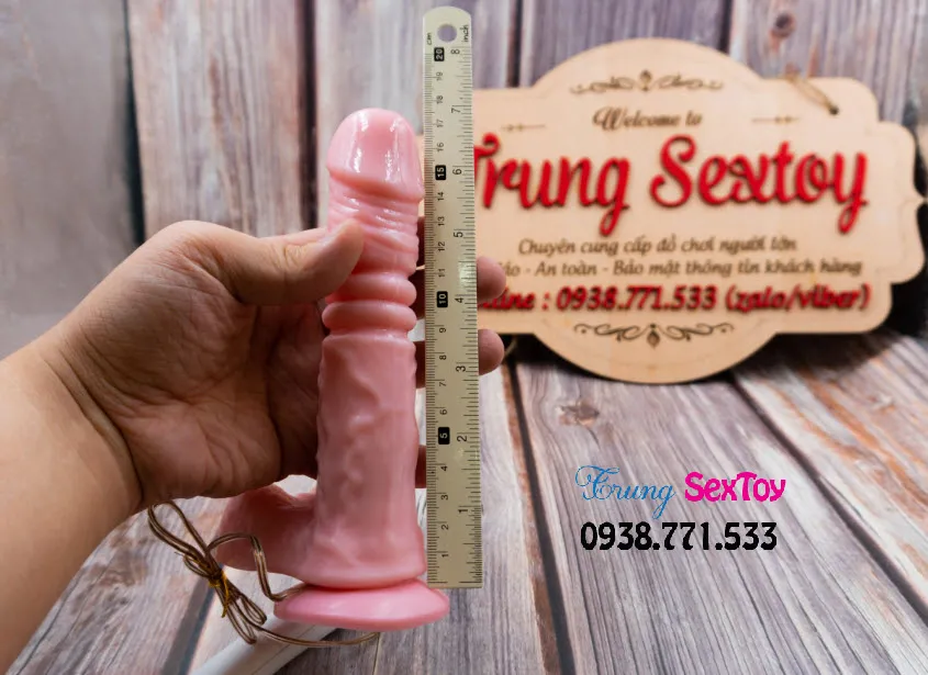 King Size Automatic Vibrating Rotating Male Silicone Toy — photo 4