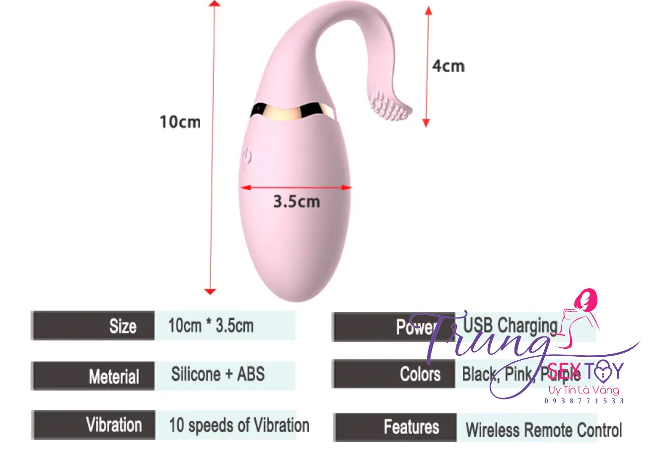 Whale Egg Vibrator 10 Powerful Modes Ultra-Soft Silicone Sensory Stimulation — photo 4