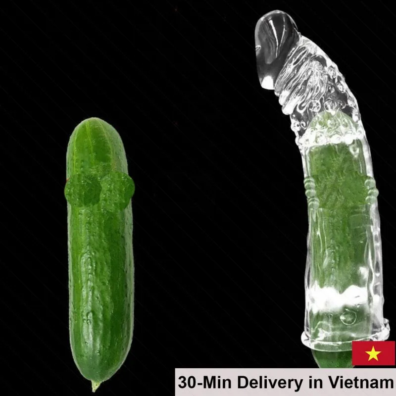 Super Soft Silicone Penis Extender Condom for Enhanced Sex