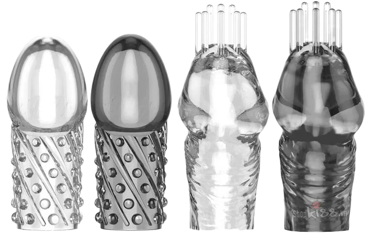 Super Special Studded Spiked Male Penis Sleeve Set