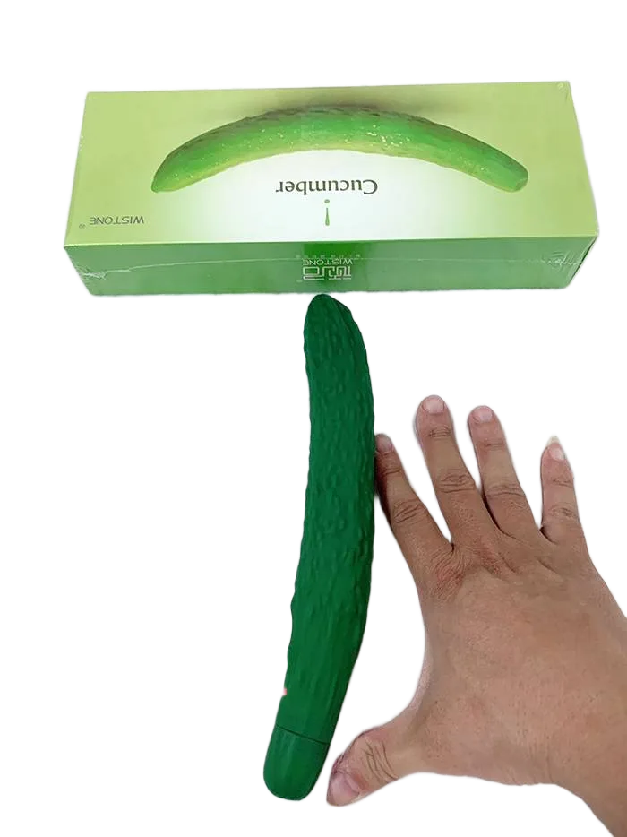 Super Strong Vibrating Cucumber Massager for Female G & Clit