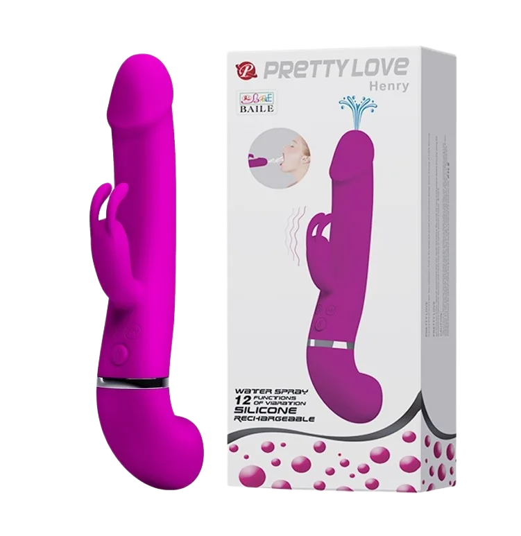 Super vibrating realistic silicone dildo stimulates G spot