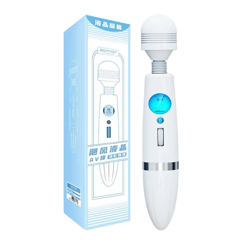 Super Vibration Tongue Licking Wand TPE+ABS 9 Modes Sextoy