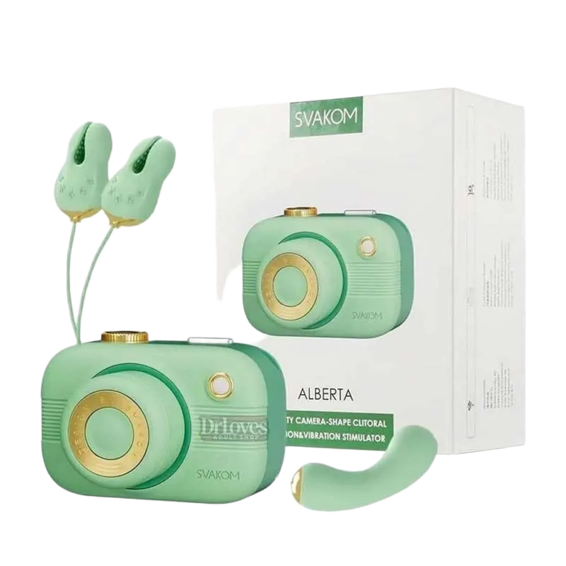 Svakom Alberta 3in1 Waterproof Massager for G-Spot and Nipple