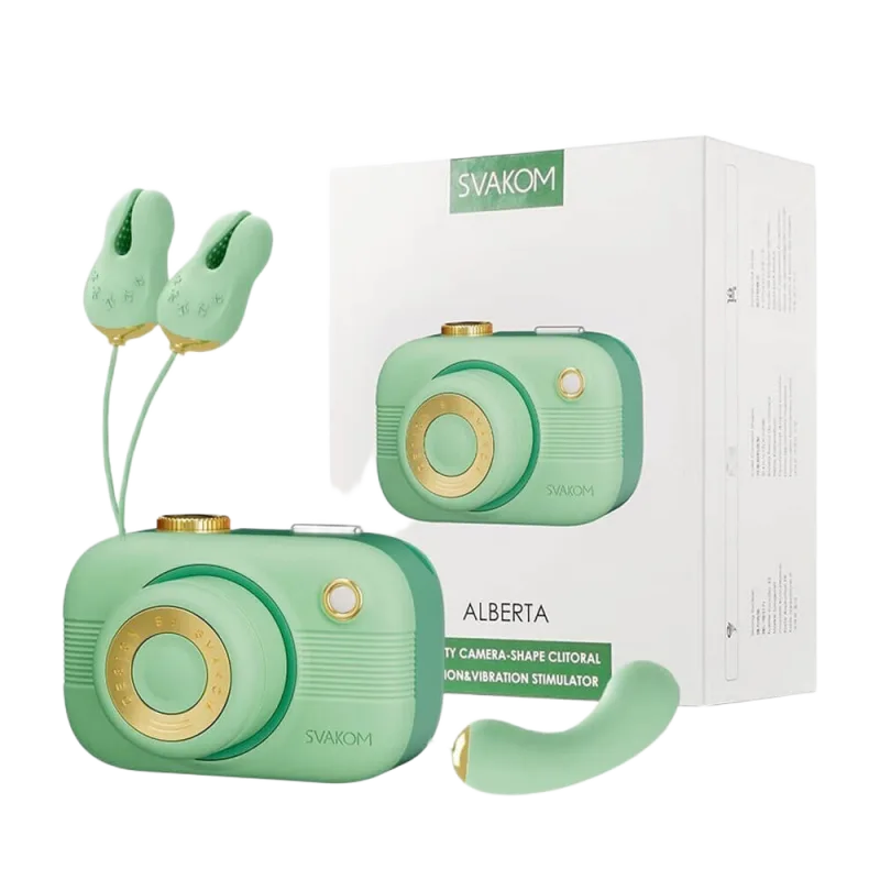 Svakom Alberta 4-in-1 massager cute camera design unique