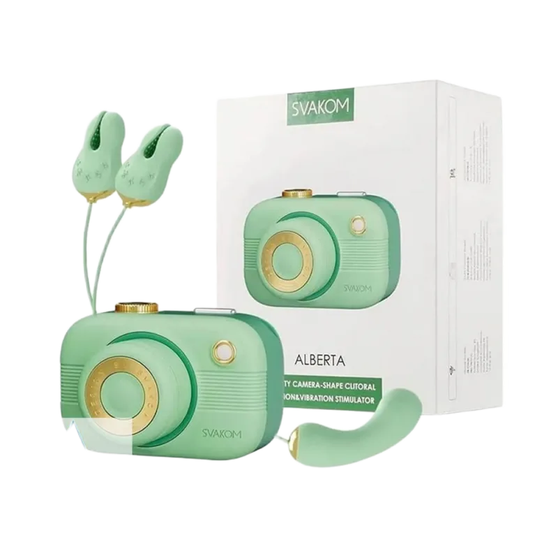 Svakom Alberta Multi-Function Female Vibrator with Nipple Suction