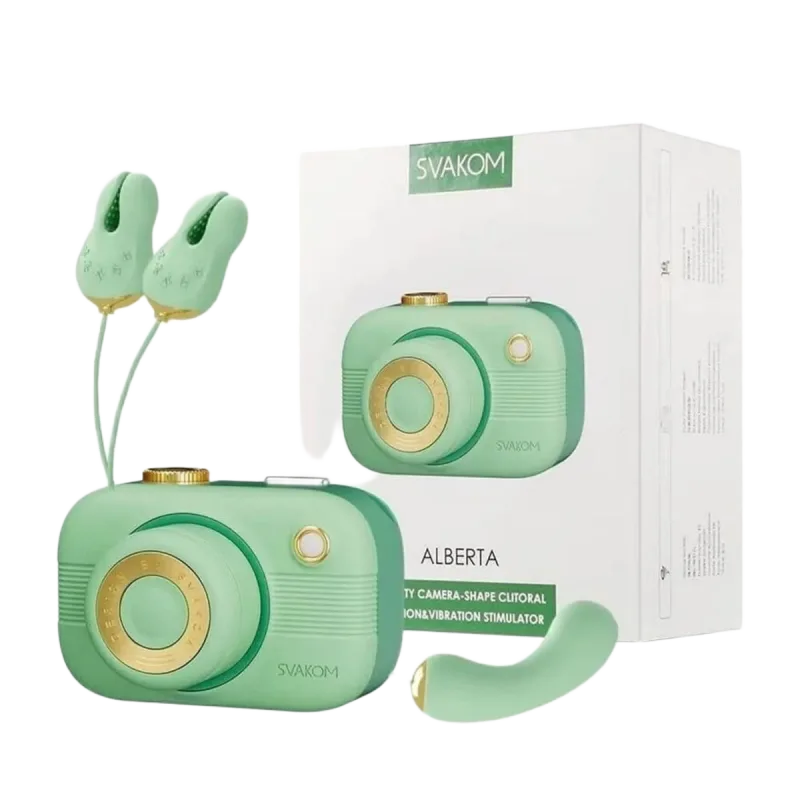 Svakom Alberta Nipple Clip with Multi-mode Suction and Vibration