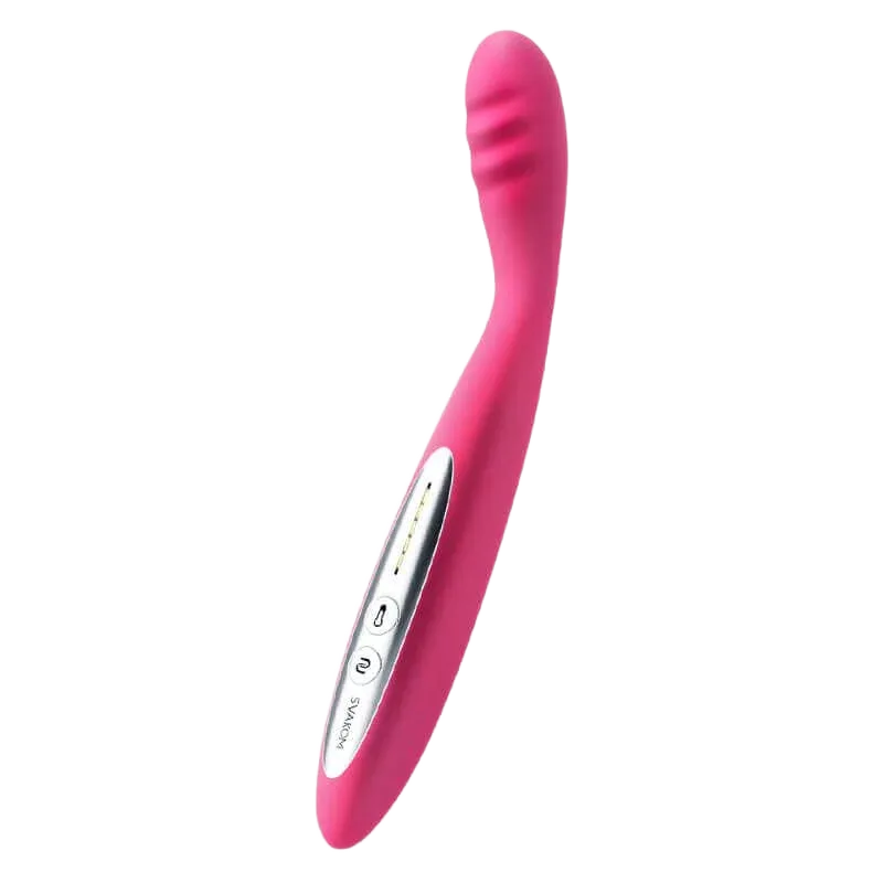 SVAKOM Alinaia Premium G-Spot Vibrator 25 Modes Heated Red Silicone