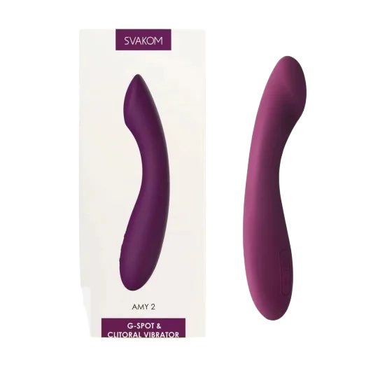 Svakom Amy 2 Flexible G-Spot Vibrator Soft Silicone Female Massager