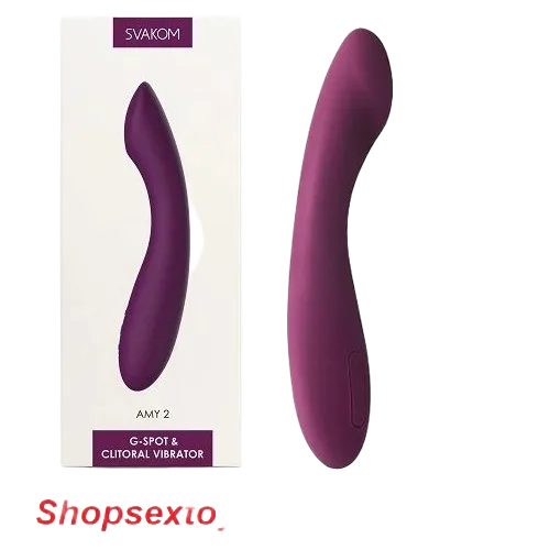 SVAKOM Amy 2 Silicone G-Spot Massager Rechargeable Waterproof Pink