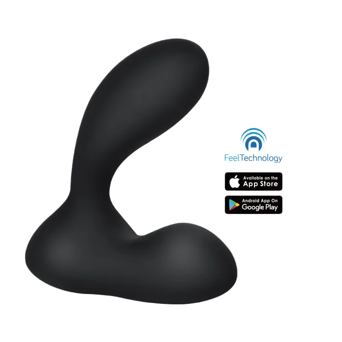 Svakom App-Controlled Black Silicone Anal G-Spot Egg Vibrator