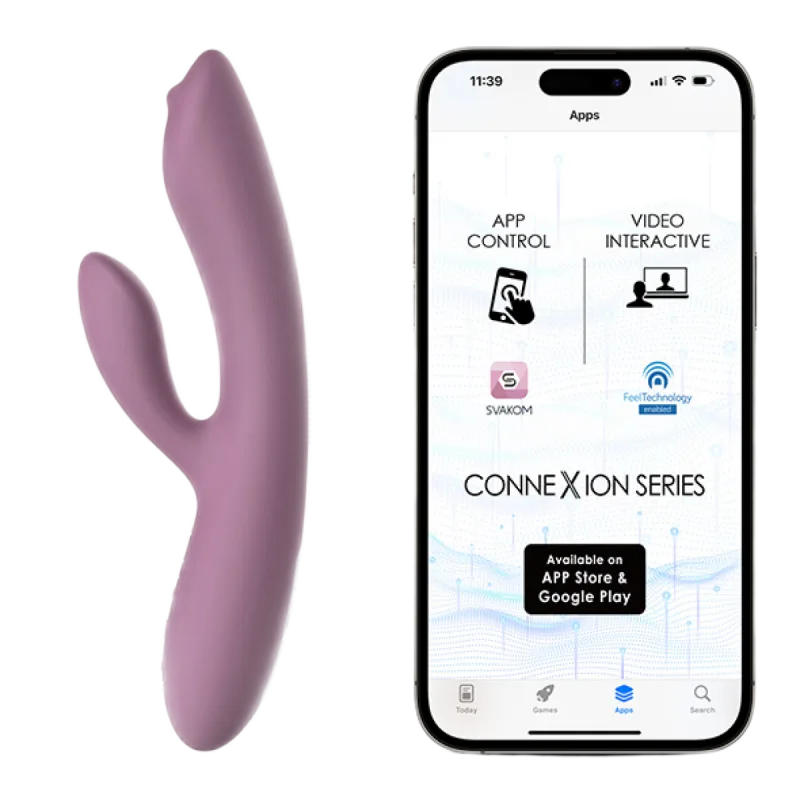 Svakom App Controlled G-Spot Vibrating Penis Toy