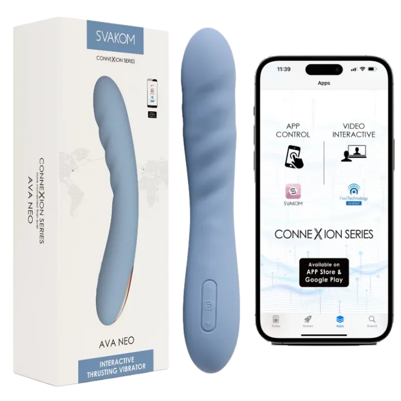 Svakom Ava Neo Multi-Function Remote Control Vibrating Dildo
