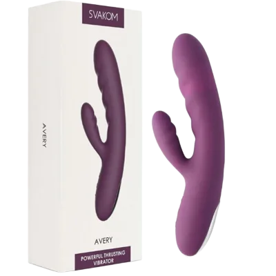Svakom Avery Rechargeable Powerful Vibrating Dildo