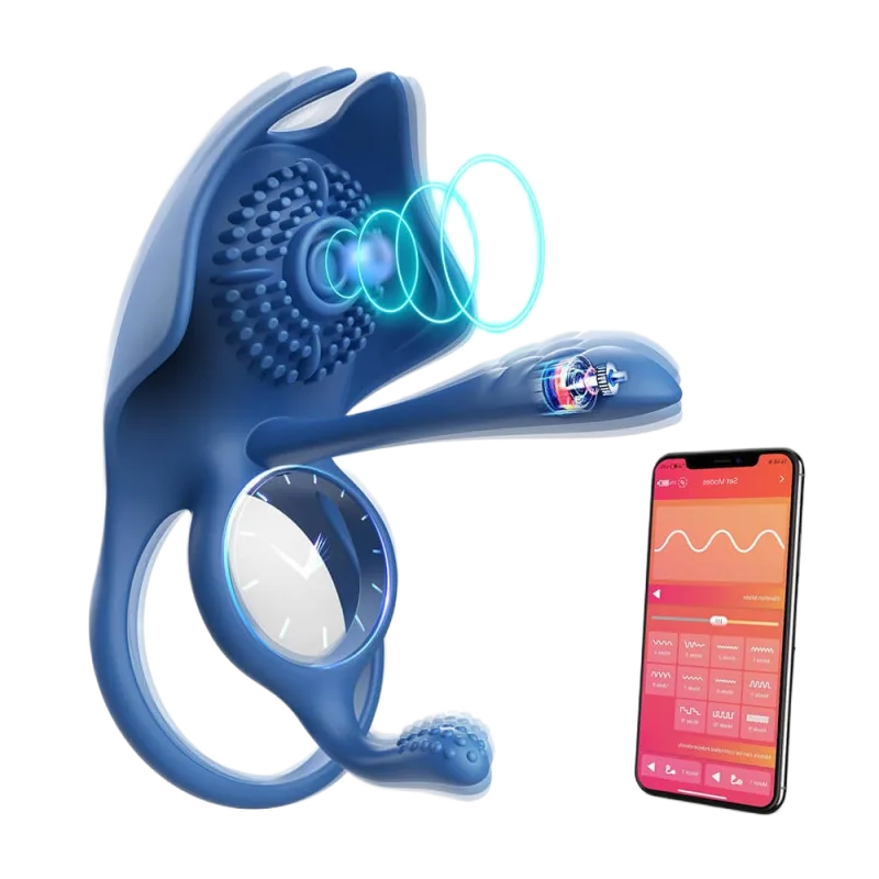 SVAKOM Barzillai 4-Point Sensory Smart App Controlled Cock Ring