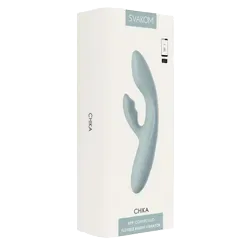 Svakom Chika Silicone Heated Vibrating Dildo with App