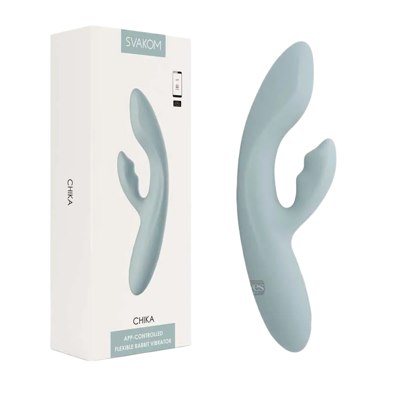 Svakom Chika Warming Vibrating Dual-Stimulation Rechargeable Toy
