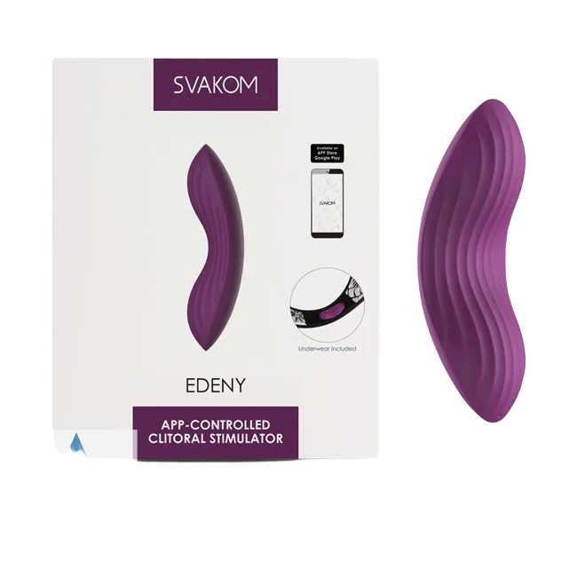 Svakom Edeny App-Controlled Mini Panty Vibrating Egg with Shorts