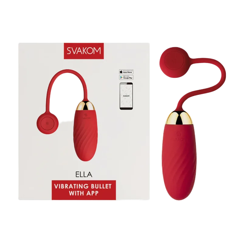 Svakom Ella App Control Clitoral Nipple G-Spot Vibrator