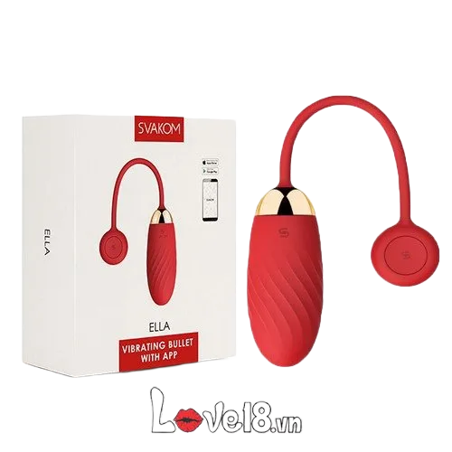 Svakom Ella Premium Smart Vibrating Egg - Phone-Controlled, Discreet