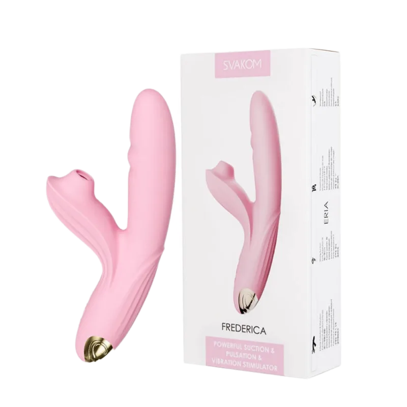 Svakom Frederica Premium Rubbing Suction Vibrator Modern Tech