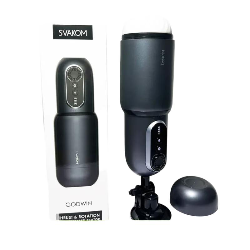 Svakom Godwin wall-mounted automatic male masturbator 360 rotation suction