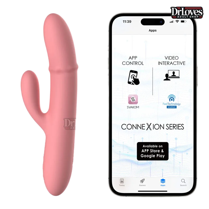 Svakom Mora Neo Rotating Vibrator Bluetooth App Remote Waterproof