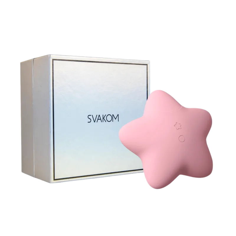 Svakom Peach Star Silicone Tongue Stimulator 10 Vibration Modes