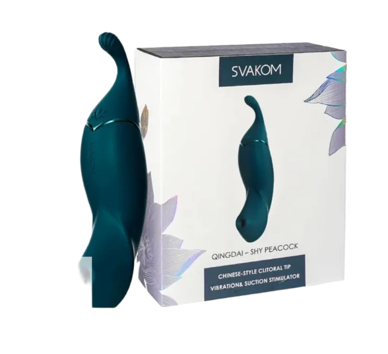 Svakom Qingdai Shy Peacock Dual Mode Suction Vibrator Female