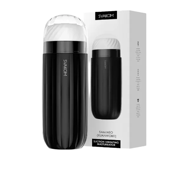Svakom SAM Auto Sucking Vibrator USB Rechargeable ABS Silicone
