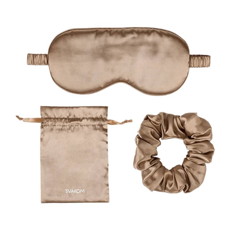 SVAKOM Self Love Kit Satin Sleep Mask Hair Tie Set