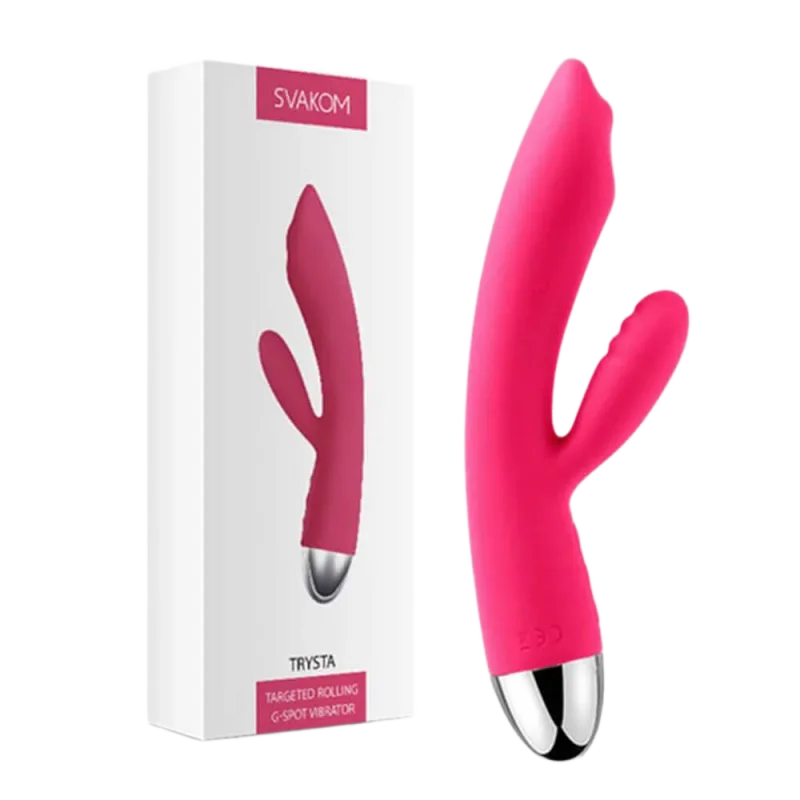 Svakom Trysta Pink G Spot Stimulator 7 Modes Powerful Vibrator