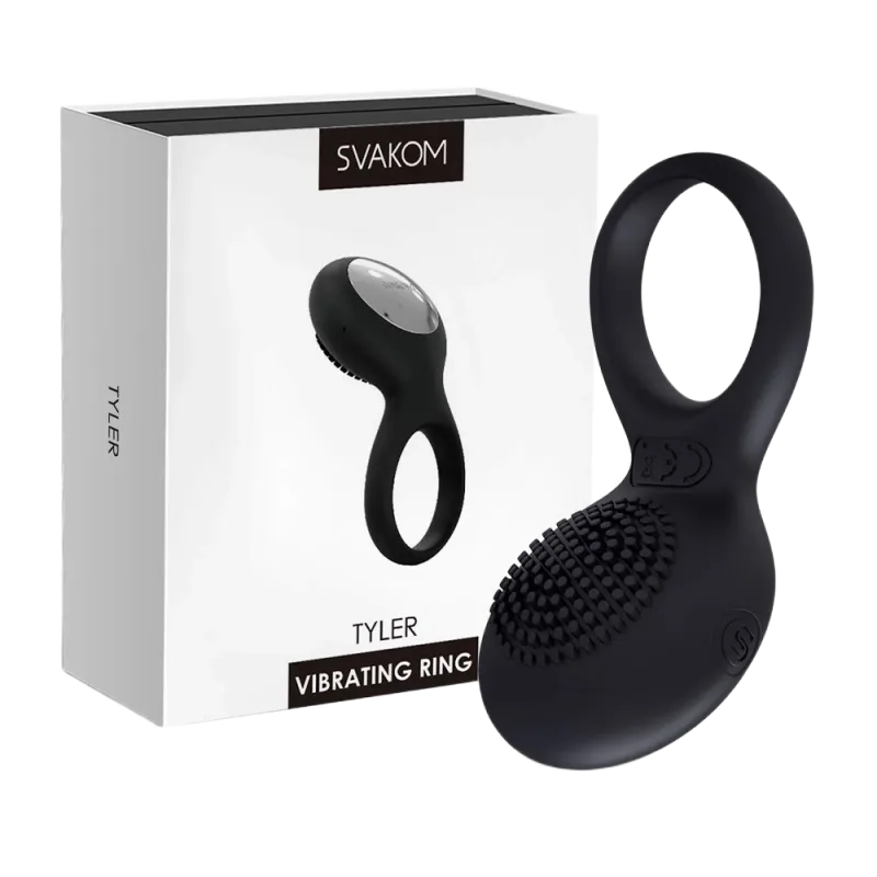SVAKOM Tyler textured vibrating ring for couples