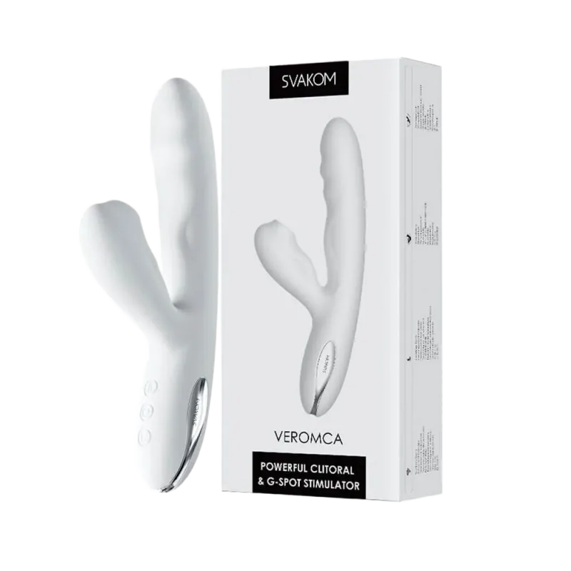 Svakom Veromca Thrusting Vibrating Silicone Dildo