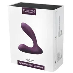 Svakom Vicky Silicone Anal Massager - 7 Powerful Vibrations, Remote