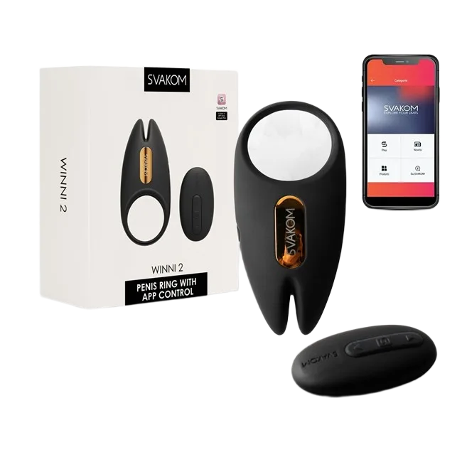 Svakom Winni 2 App Controlled Remote Vibrating Ring USA