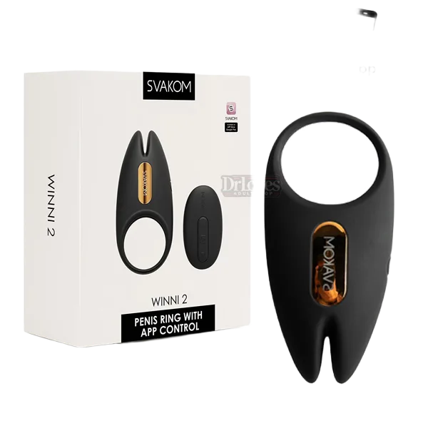 Svakom Winni Penis Ring with App Control 5 Vibration Modes Waterproof