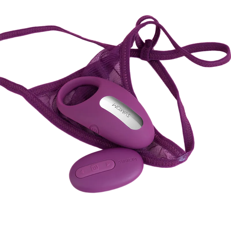 SVAKOM WINNI Remote-Controlled Vibrating Cock Ring & Egg Set