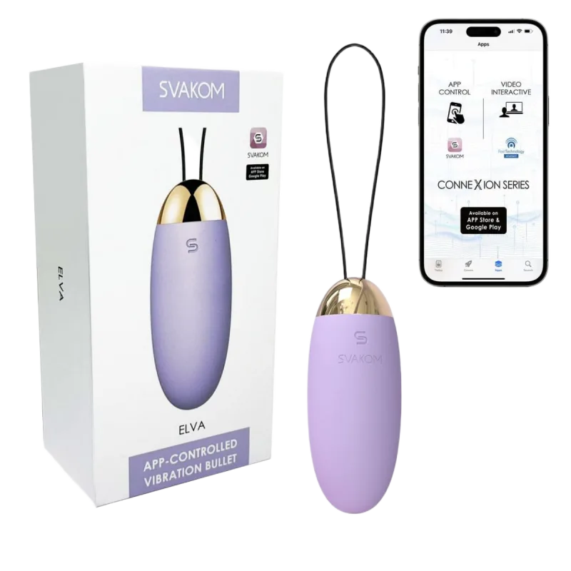 SvakomELVAAppControlledMedicalGradeSiliconeEgg